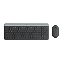 Logitech Keyboard MK 470 Slim Wireless Combo - Graphite